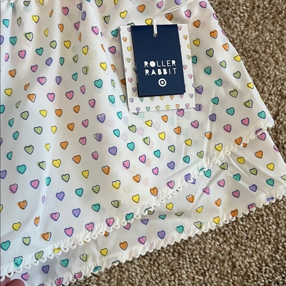 Roller Rabbit Disco Hearts Wave Drawstrings Shorts - Picture 4 of 14